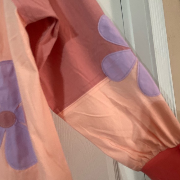 NWT Sage + Fig Daisy Patchwork Long Sleeve Top Medium 🌸 BG 06 - Picture 7 of 10